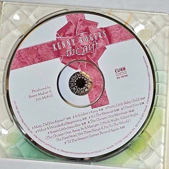 Kenny Rogers The Gift Christmas CD Pre-Owned - Picture 4 of 5